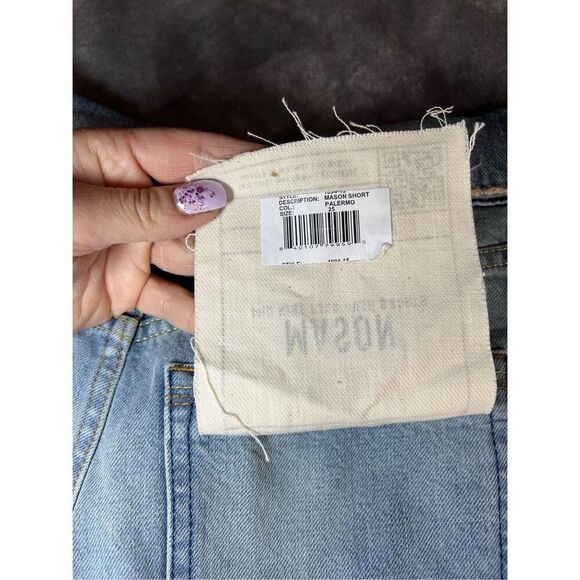 Revolve SER.O.YA Shorts Womens Size 25 Palermo Mason Foldover Distressed Frayed - Picture 8 of 12
